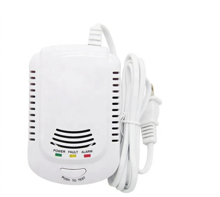 Detector de fugas de gas natural Lpg de cocina doméstica con válvula de cierre